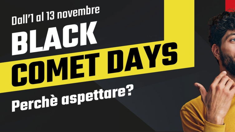 Immagine di Non aspettare la fine di novembre! Il Black Friday di Comet è già in corso