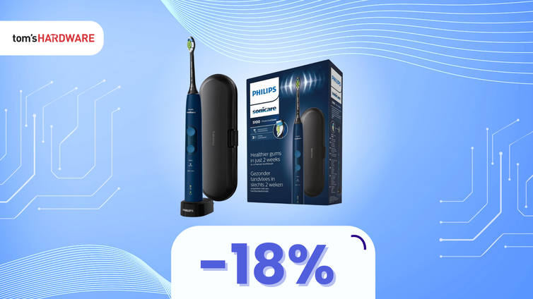 Immagine di Assicurati una perfetta igiene orale con Philips Sonicare ProtectiveClean 5100 a soli 80€!