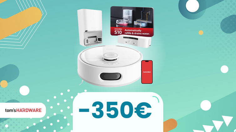 Immagine di Pulisce senza farti alzare un dito: SwitchBot S10 a soli 750€!