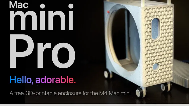 Immagine di Il nuovo Mac Mini diventa "Pro" con l'aiuto della stampa 3D