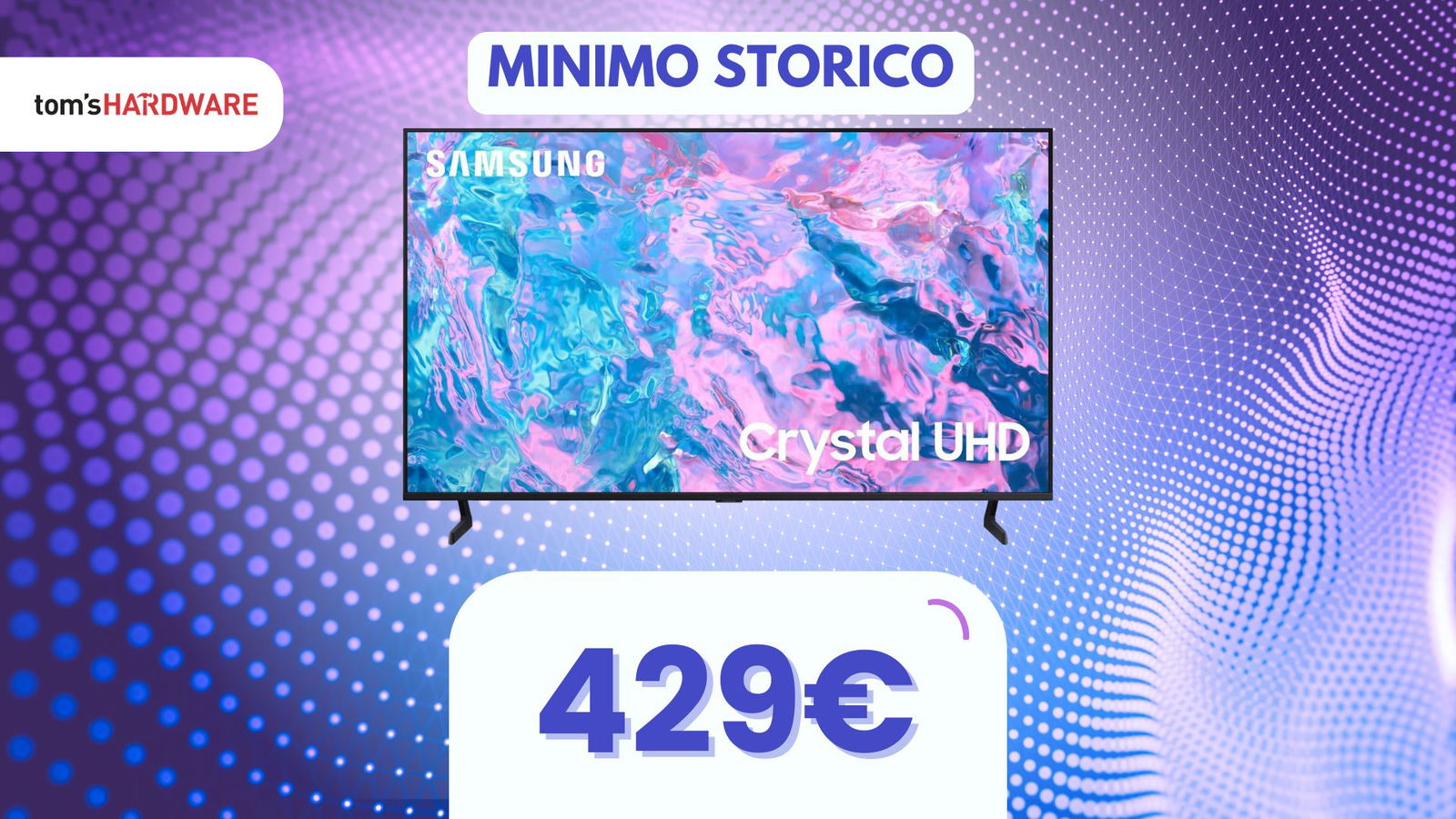 Immagine di 65 pollici e non sentirli: con un DOPPIO SCONTO questa Smart TV Samsung è REGALATA!