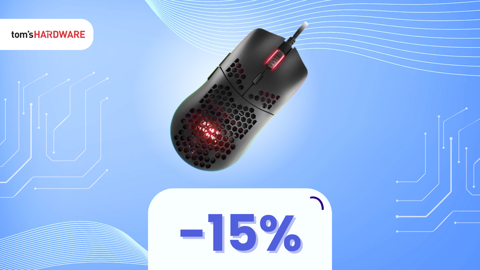 Immagine di Il mouse da gaming leggero che stavi aspettando è ora in SUPER OFFERTA!