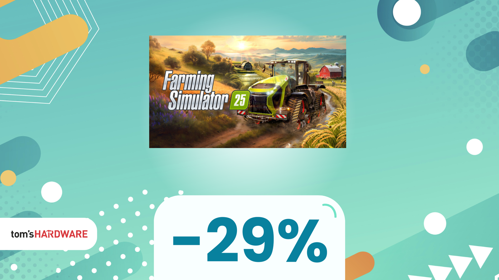 Immagine di Diventa il re del trattore con Farming Simulator 25, oggi IN SCONTO! -29%