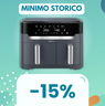 risparmiate tempo ed energia con questa friggitrice Moulinex con doppio cestello!