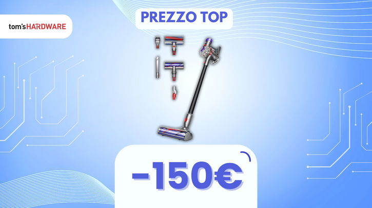 Immagine di Pulizie smart ad un prezzo mai visto prima: il Dyson V8 Total Clean oggi costa 150€ in MENO!