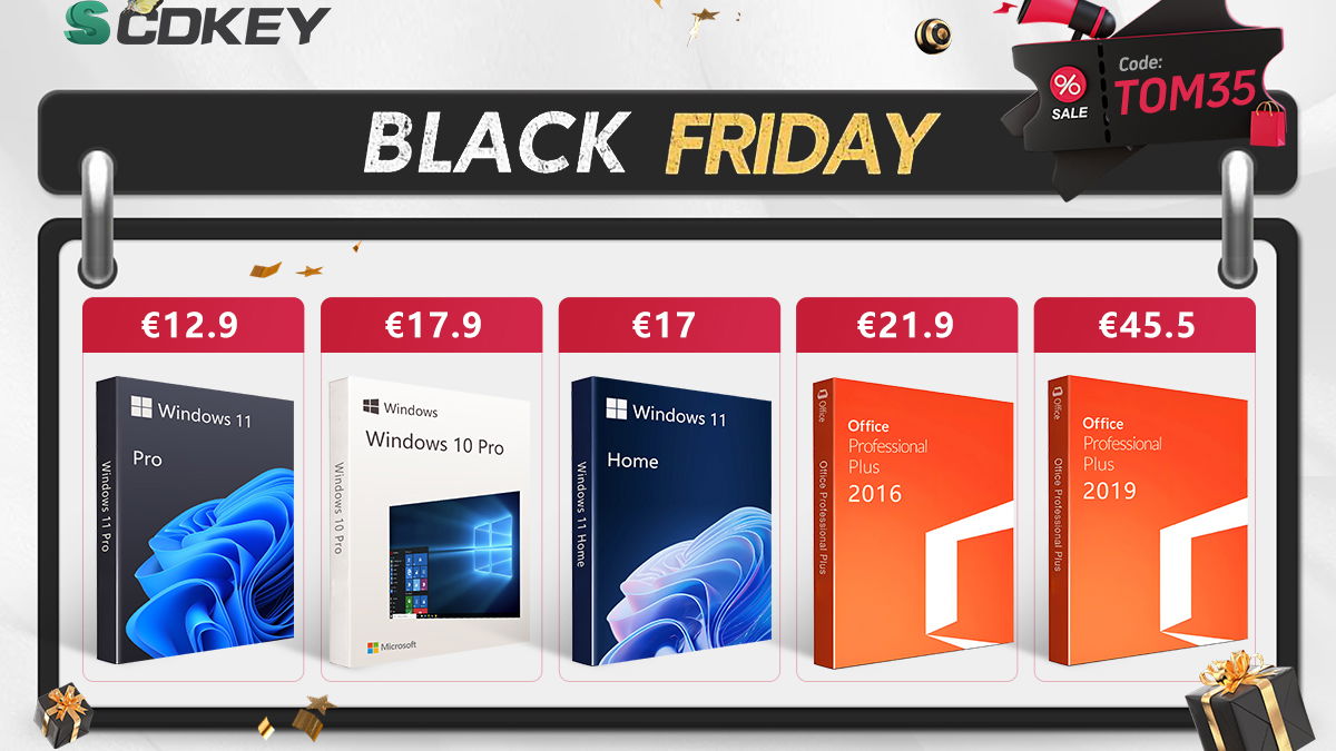 Immagine di Solo 12€ per una key di Windows a vita e 21€ per Office grazie al Black Friday di SCDkey!