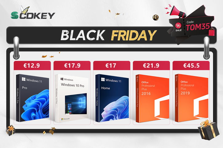 Immagine di Solo 12€ per una key di Windows a vita e 21€ per Office grazie al Black Friday di SCDkey!