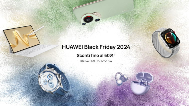 Immagine di Black Friday Huawei: ecco il coupon che ti fa risparmiare ancora di più