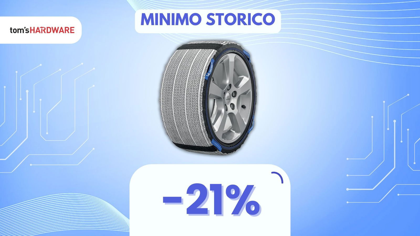 Immagine di L'alternativa perfetta alle classiche catene da neve oggi è in SUPER SCONTO!