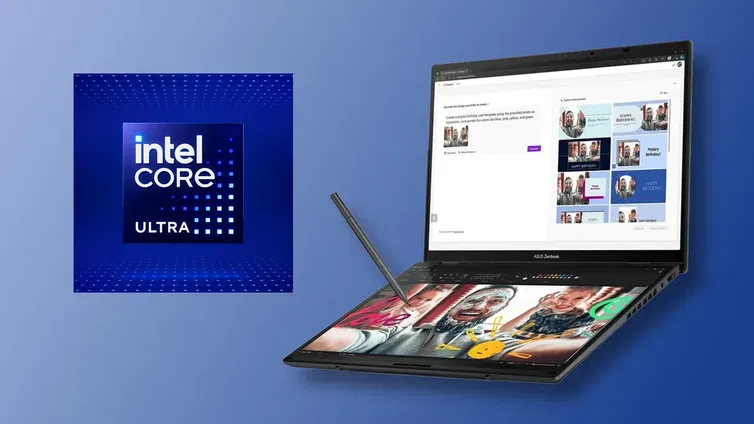 Immagine di Un Asus Zenbook Duo compare da un rivenditore equipaggiato con un Arrow Lake-H