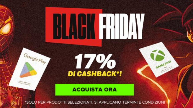 Immagine di Black Friday Eneba: SCONTI IMPERDIBILI e 17% di cashback!