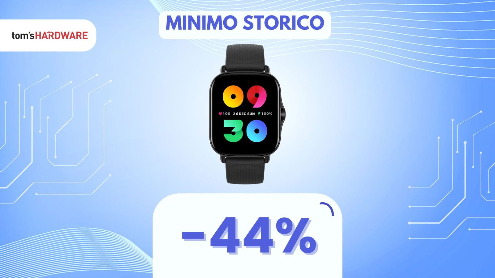 Immagine di Questo smartwatch è quasi a METÀ PREZZO per il Black Friday anticipato, che AFFARE!