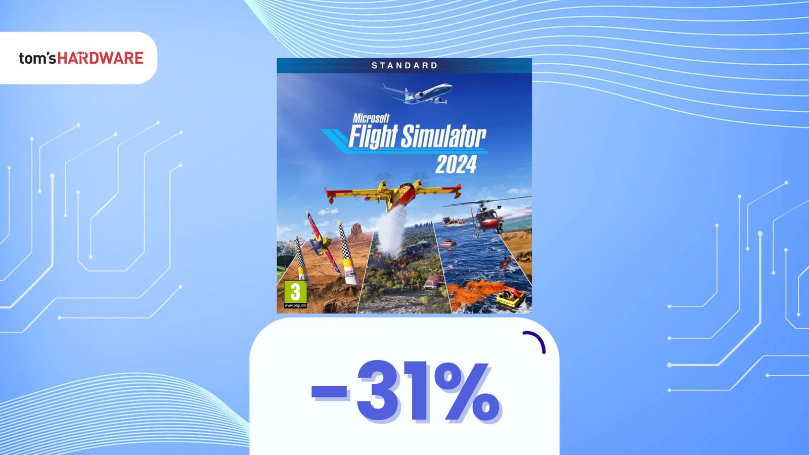 Immagine di Flight Simulator 2024 in offerta: prendi il volo a partire da 55€