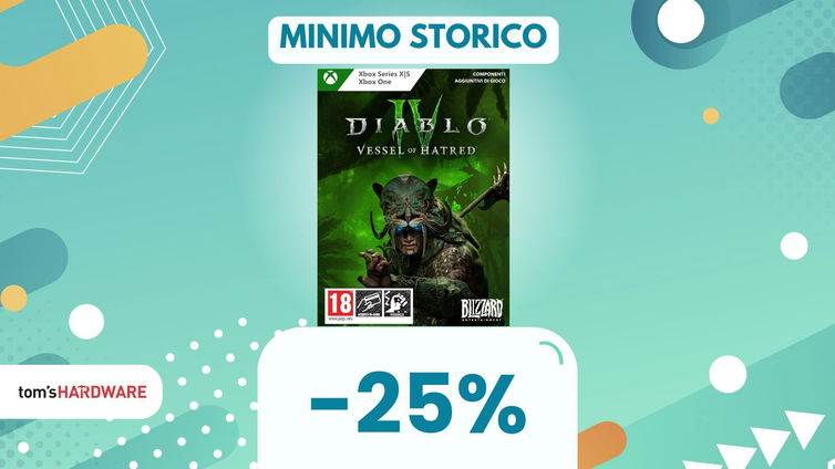 Immagine di Diablo IV: Vessel of Hatred è già in sconto: -25% sul prezzo di lancio!