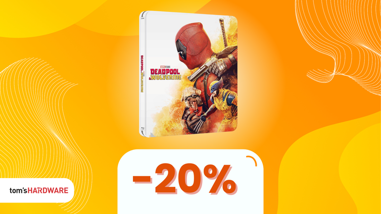 Immagine di Con Deadpool & Wolverine 4K Steelbook puoi rivedere il film Marvel più irriverente di sempre, all'infinito!