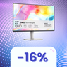 Qualità e design si incontrano in questo monitor Dell, ora IN OFFERTA a un PREZZO IMPERDIBILE!