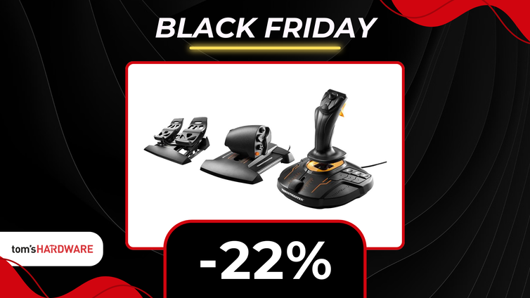 Immagine di Super offerta Black Friday: Thrustmaster T16000M FCS Flight Pack a -22%! Risparmia 53€!