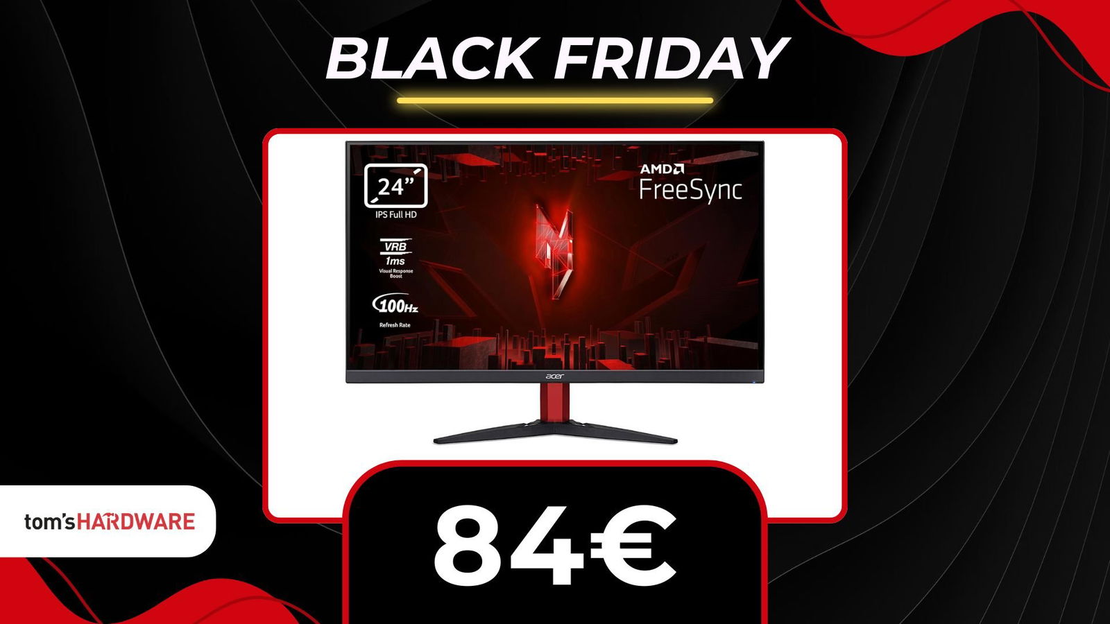 Immagine di Un monitor a soli 84€ per il Black Friday: è il miglior affare per te?