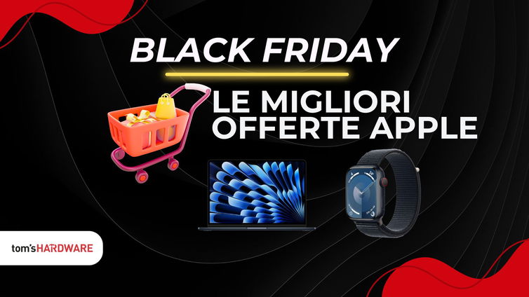 Immagine di Black Friday 2024: le migliori offerte Apple (iPhone, iPad, AirPods e MacBook)