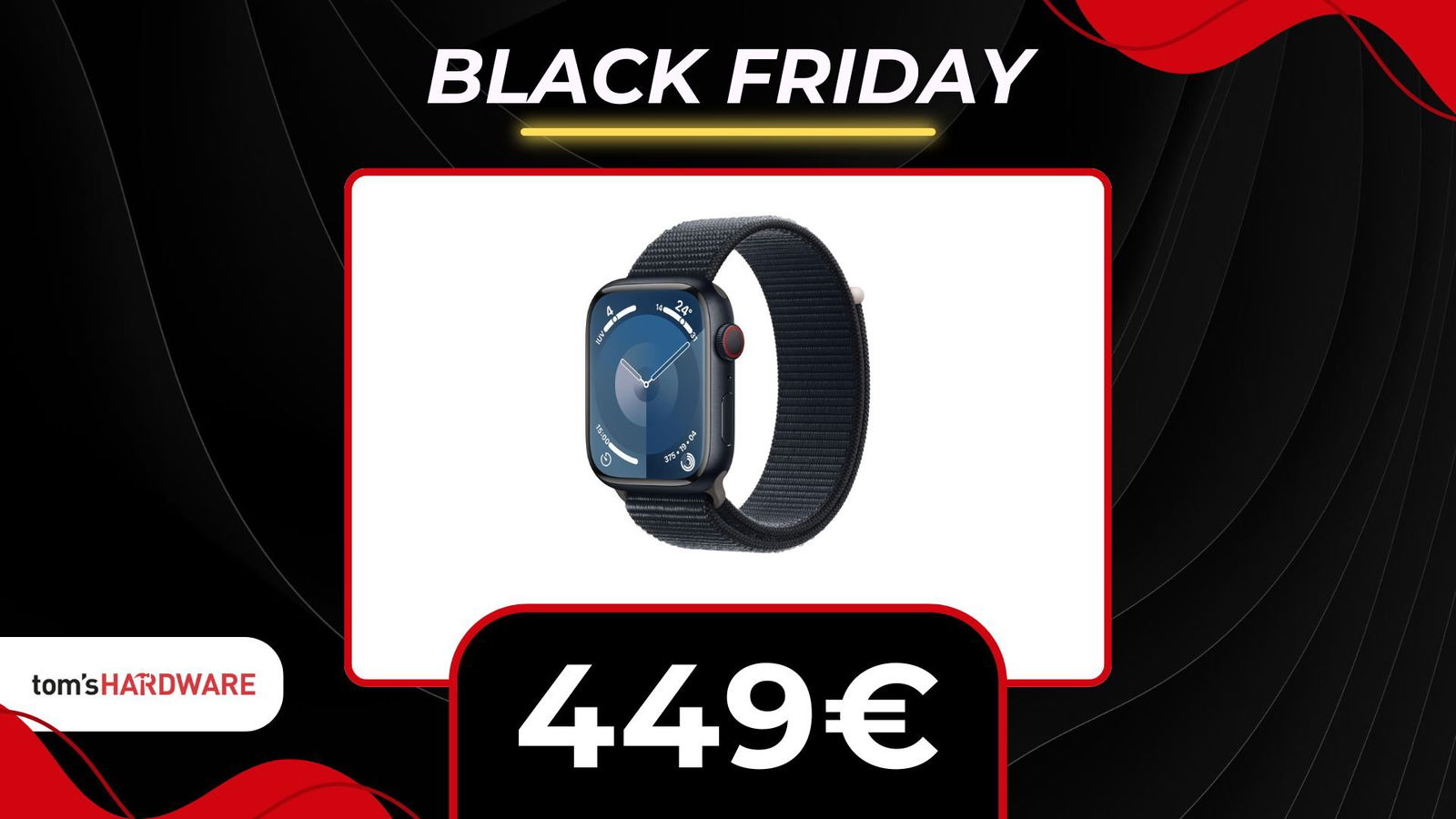 Immagine di Apple Watch Series 9 cala ancora di prezzo, è al MINIMO STORICO per il Black Friday!