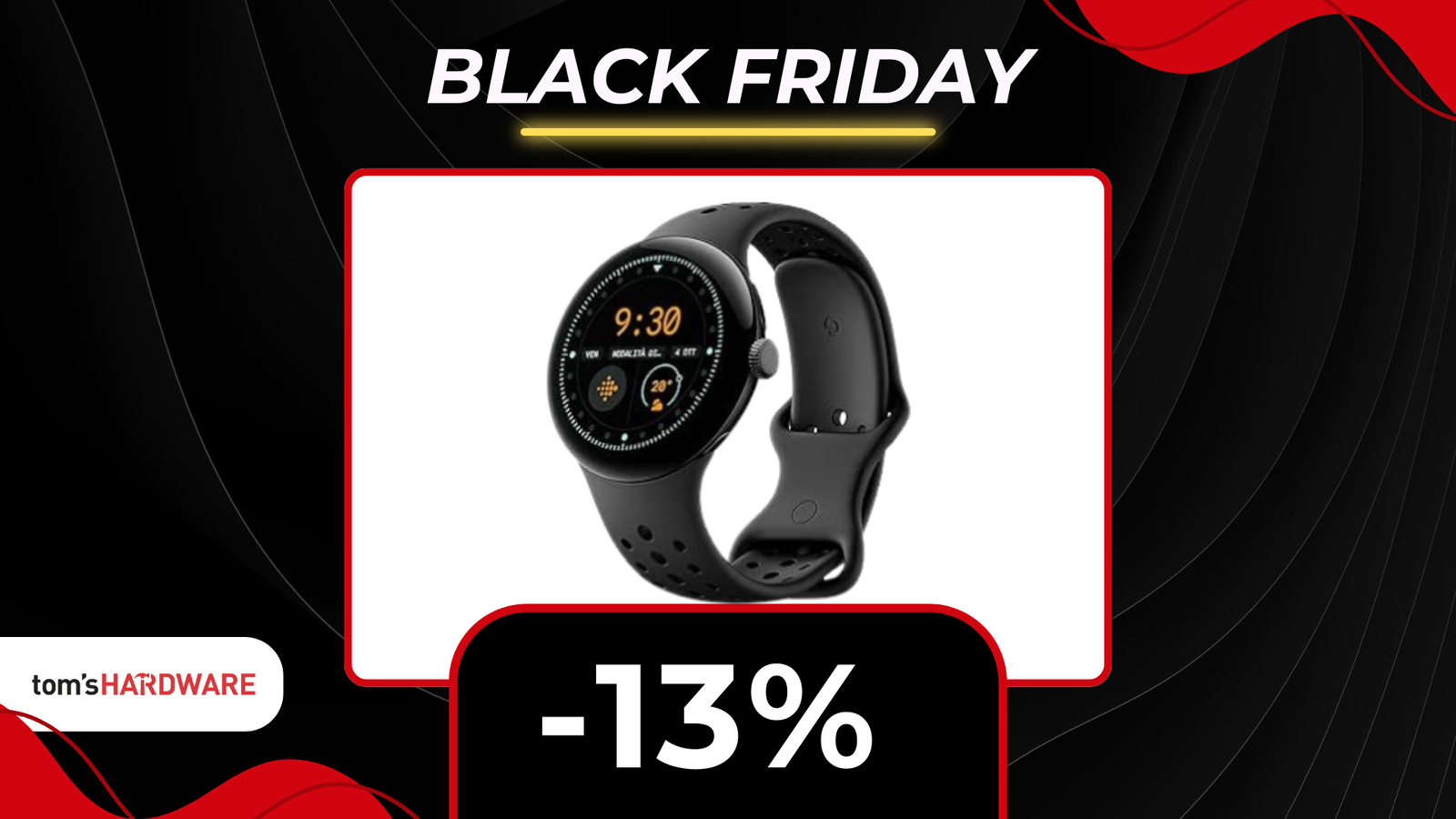 Immagine di Il Black Friday presenta il Google Pixel Watch 3 a solo 349€!