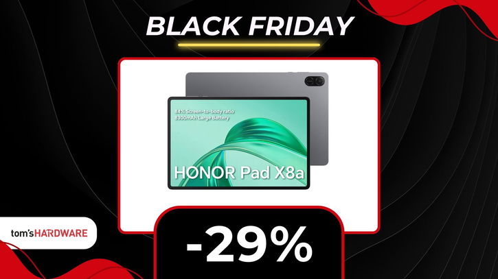 Immagine di Con il Black Friday l'HONOR Pad X8a è praticamente REGALATO!