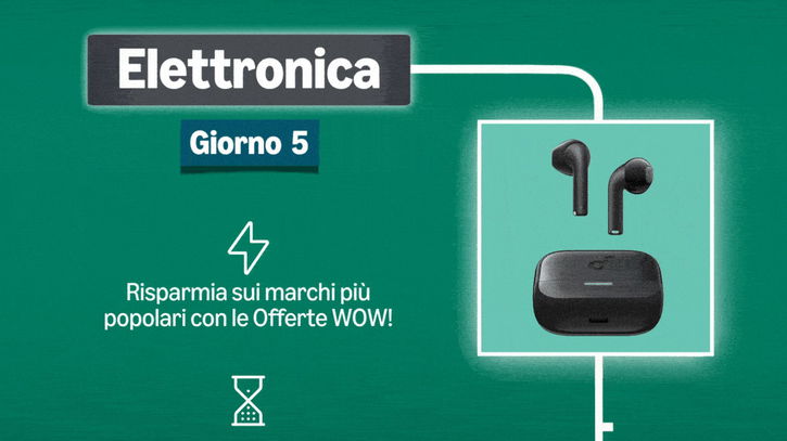 Immagine di Oggi le offerte WOW del Black Friday sono sull'elettronica: corri a scoprirle, durano poco