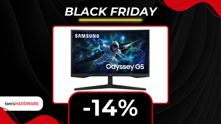 Immagine di Samsung Monitor Gaming Odyssey G5 a solo 190€!