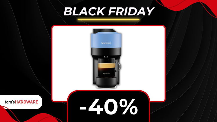 Immagine di Il Black Friday di Nespresso è qui: macchine vertuo a -40% e 60 capsule in REGALO!