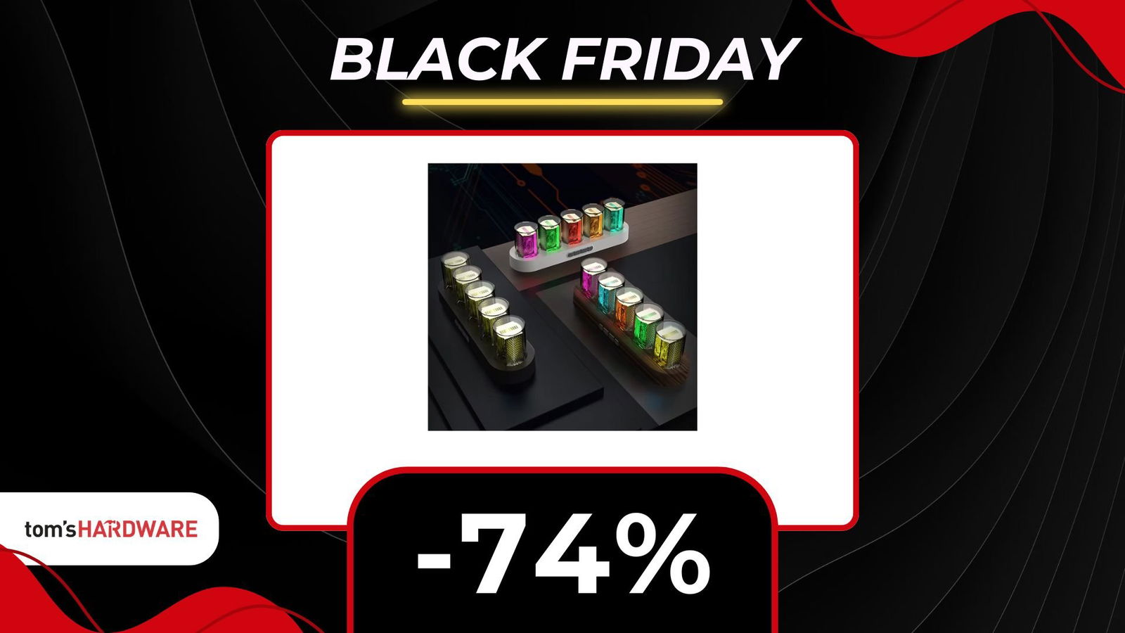 Immagine di L'orologio RGB che non hai mai visto: illumina le tue serate con uno sconto del 74%!