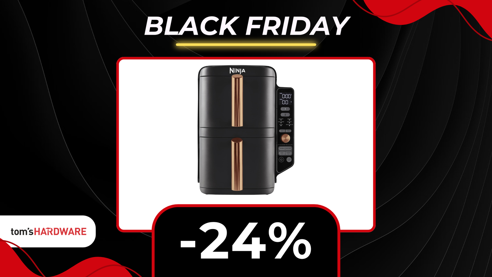 Immagine di Cucina sano grazie al Black Friday: Ninja Double Stack XL a un prezzo SHOCK! (-199€)