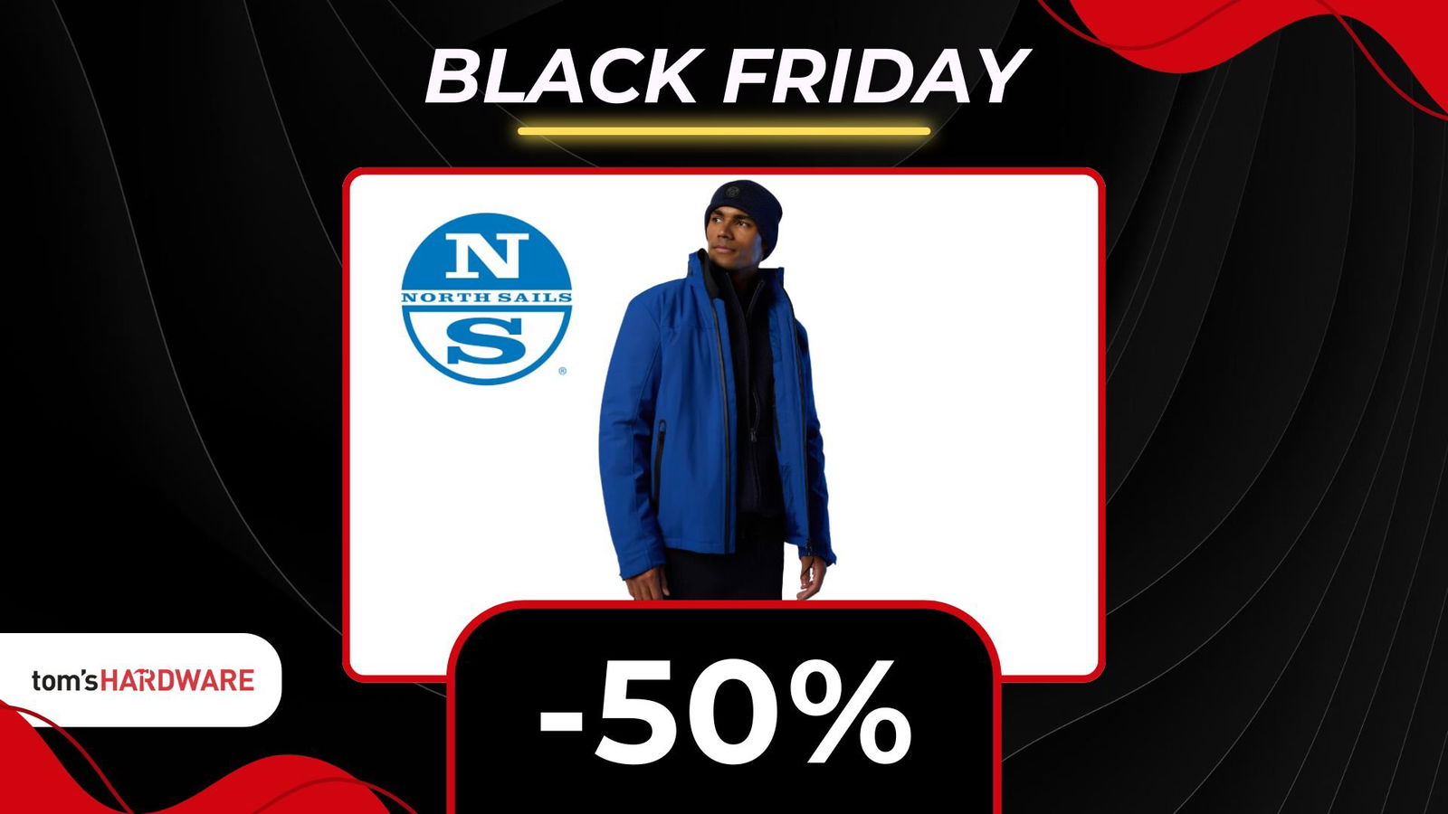 Immagine di North Sails svela il Black Friday: sconti fino al 50% sull'abbigliamento di alta qualità!