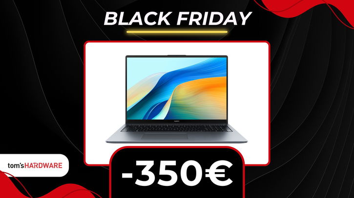 Immagine di DOPPIO SCONTO per il nuovo Huawei Notebook D16, oggi risparmi 350€!