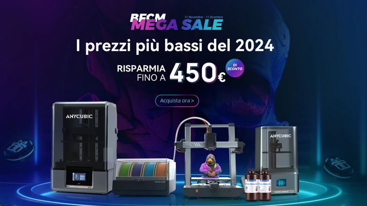 Immagine di Anycubic ti aspetta con un Black Friday a tutto tondo: offerte imperdibili per le stampanti 3D