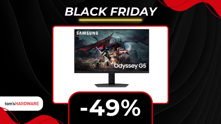 Immagine di Ottimo monitor Samsung Odyssey G5 a un prezzo SHOCK! (-49%)