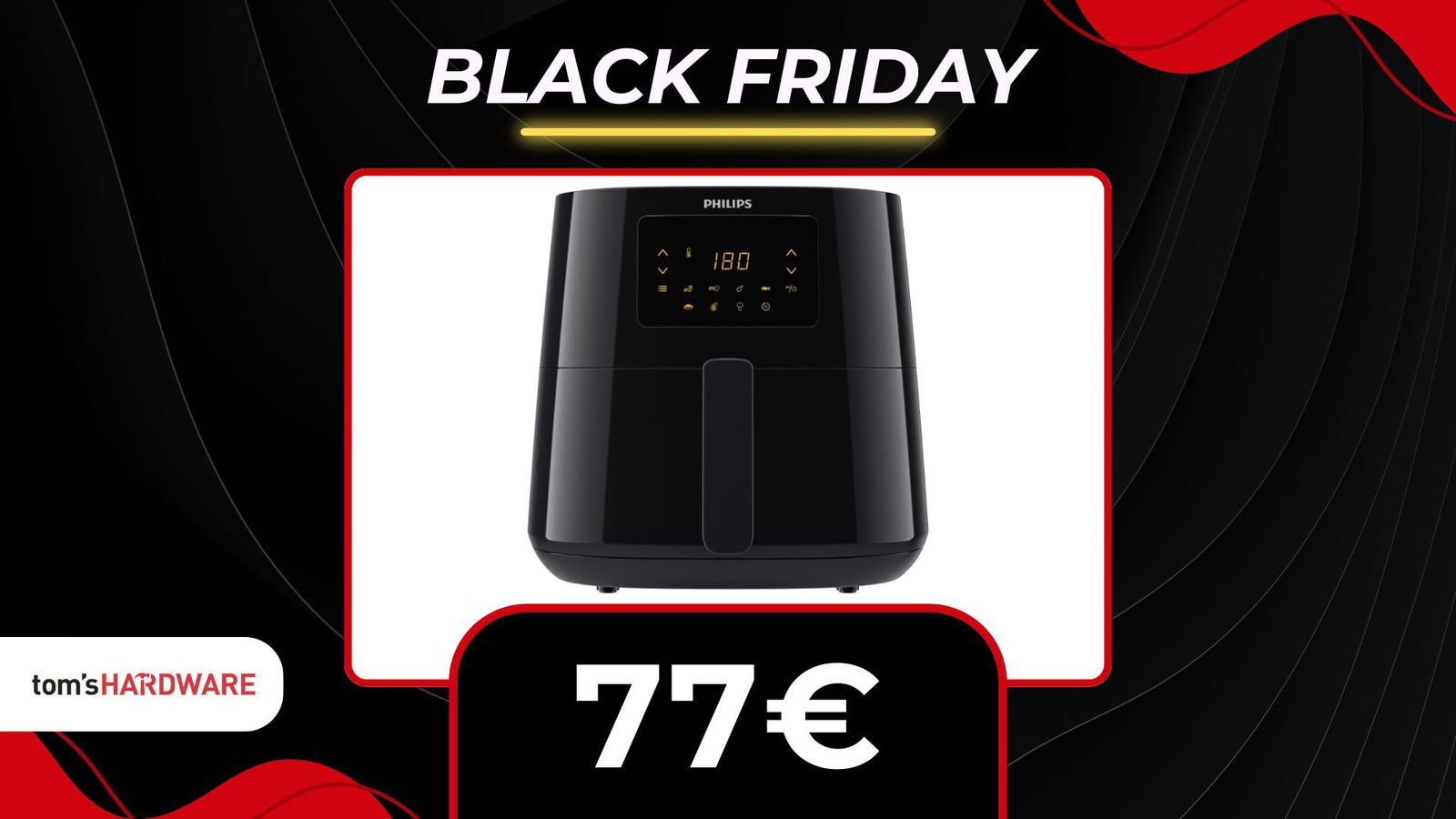 Immagine di Friggitrice? Al Black Friday ne trovi tante, ma questa Philips a 77€ è imbattibile