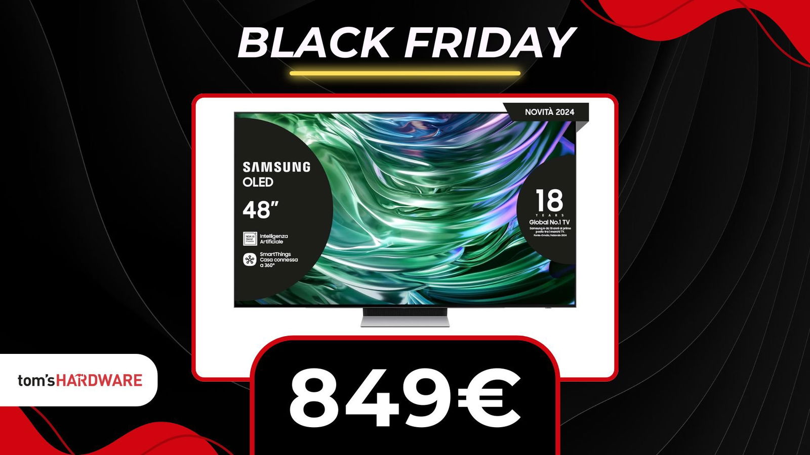 Immagine di Ecco la TV OLED più scontata delle ultime ore del Black Friday