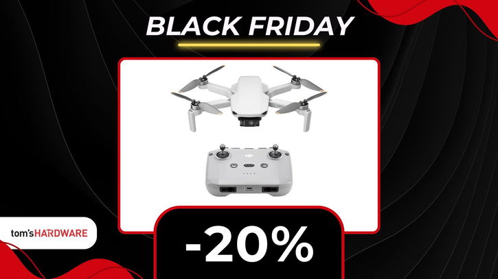 Immagine di Questo drone pesa pochissimo, ma registra in 4K: con questo sconto è un AFFARE!