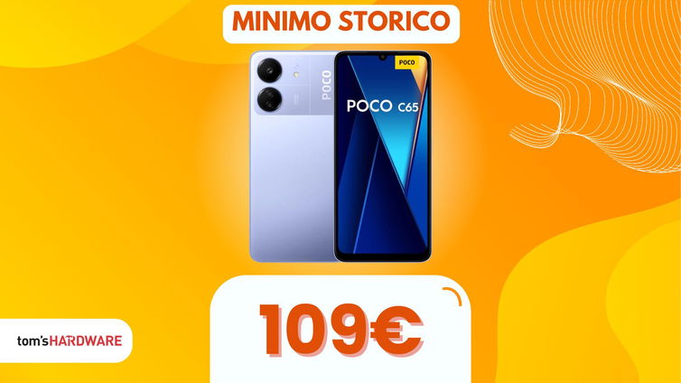 Immagine di Batteria infinita e 128GB di memoria a poco più di 100€, che AFFARE per il POCO C65!