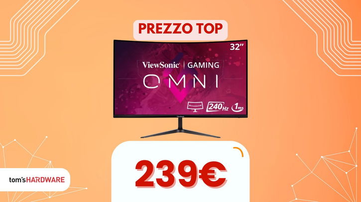 Immagine di Convinto che il monitor curvo sia meglio? Ecco lo sconto su questo ViewSonic