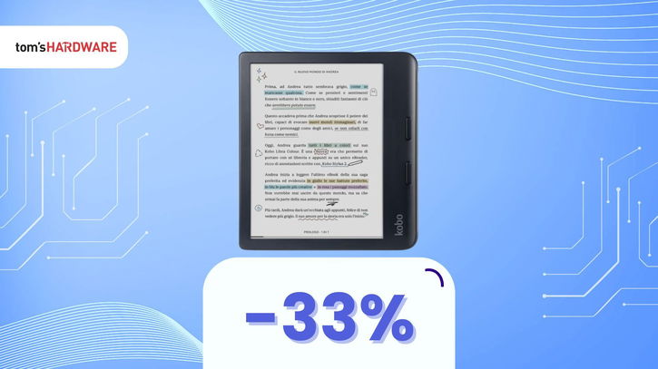 Immagine di Un e-Book a colori? Il Kobo Libra è scontato del 33% su Unieuro