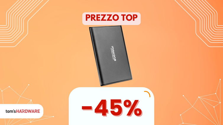 Immagine di L'hard disk esterno più venduto: sottile, capiente e ora scontato del 45%