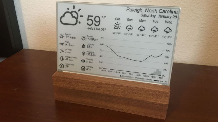 Immagine di Meteo fai-da-te, costruisci una stazione meteo elegante con un ESP32