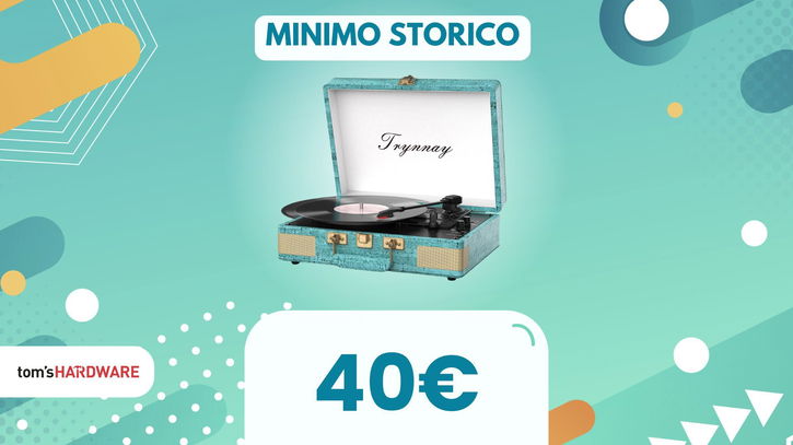 Immagine di Solo 40€ per questo BELLISSIMO giradischi a 3 marce, è al MINIMO STORICO!