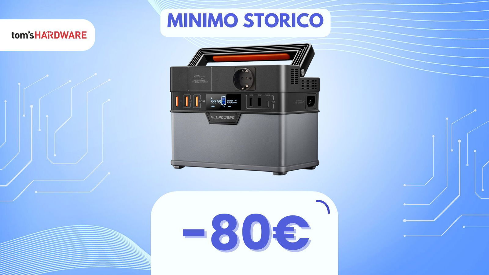 Immagine di Una vera e propria centrale elettrica portatile? Esatto, e con questo COUPON paghi quasi la metà! (-80€)