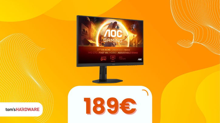 Immagine di A 189€ con HDR e risoluzione elevata, questo monitor ti farà pensare a una nuova GPU