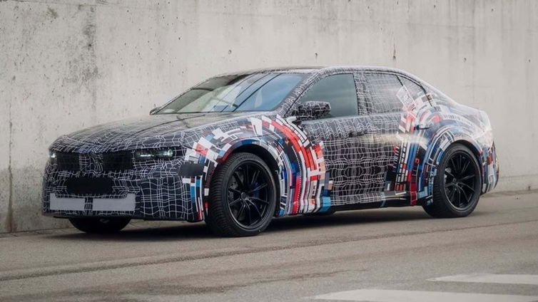 Immagine di Ecco le prime immagini della BMW M3 elettrica