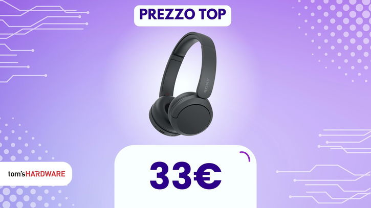 Immagine di 50 ore di riproduzione e non sentirle, queste cuffie wireless Sony costano POCHISSIMO!