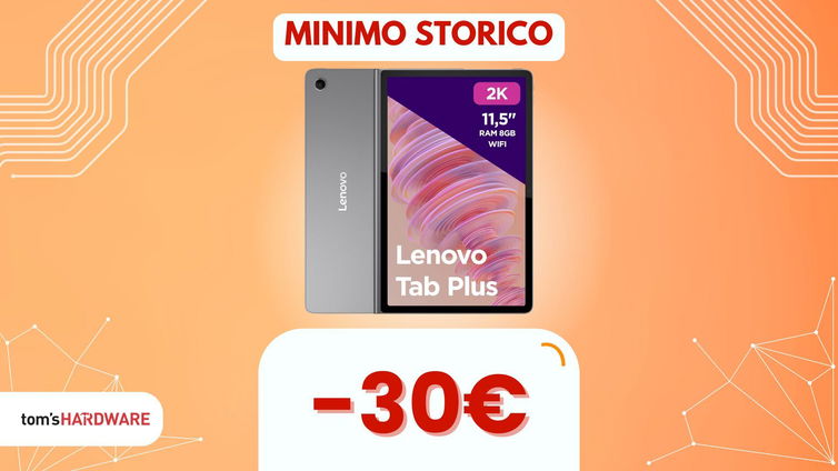 Immagine di Lenovo Tab Plus: il tuo DJ portatile adesso è al MINIMO STORICO!