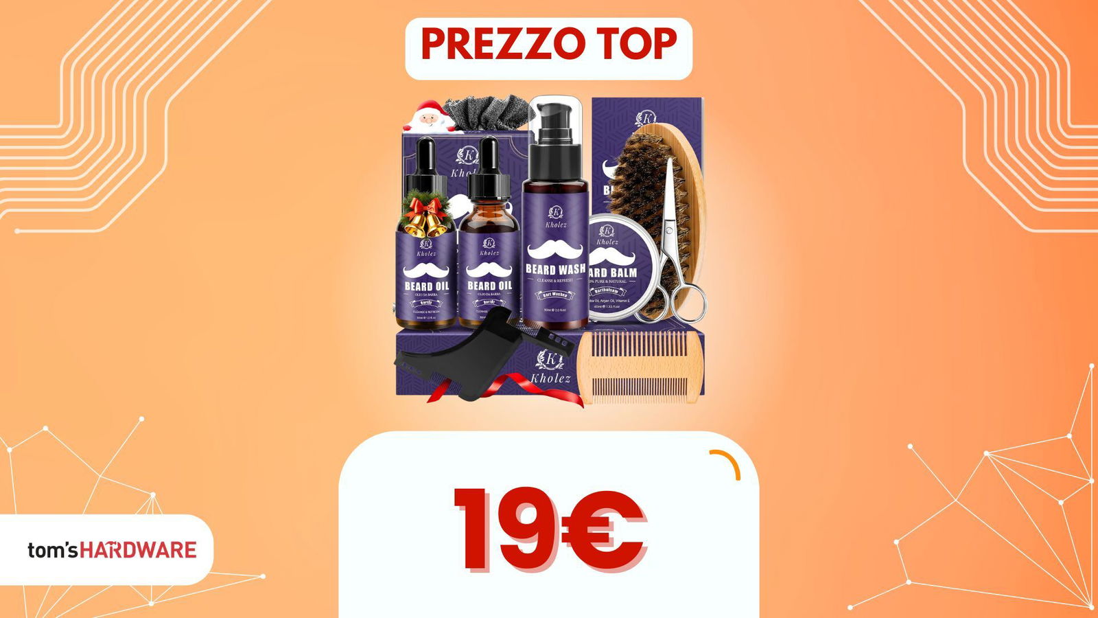 Immagine di Barba perfetta con meno di 20? Questo ASSURDO kit è un regalo di Natale perfetto!